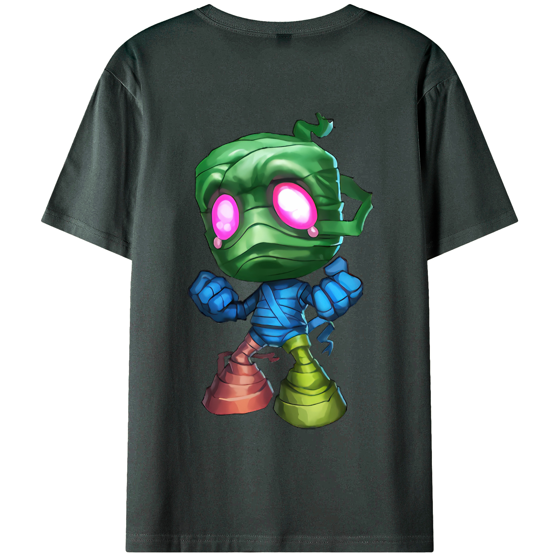 （画像用） リーグ・オブ・レジェンド League of Legends LOL 綿100％ メンズ半袖Tシャツ（バックプリント） 通気性